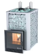 Коммерческая печь для бани и сауны ИзиСтим «Ялта 25 K» в кожухе Хохлома