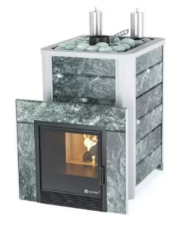 Коммерческая печь для бани и сауны ИзиСтим «Ялта 25 K» в камне Змеевик
