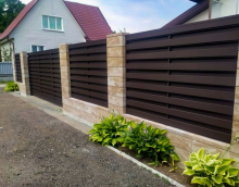 Забор шахматка «Рома»