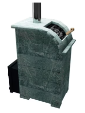 Дровяная печь Инжкомцентр-ВВД Князь-Калита Змеевик, Дверца чугунная с панорамным стеклом