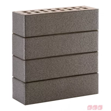 Клинкер фасадный серебристый "Эльфюс", поверхность гладкая