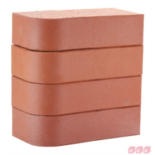 Кирпич лицевой полнотелый красный угловой R-60 