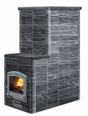 Дровяная печь Tulikivi Grinion Grafia 25-45м3 с выносной топкой