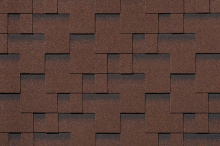 Гибкая черепица «Roofshield Классик Модерн Коричневый с оттенением C-М-16»