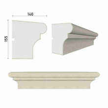 Подоконник П.155.140