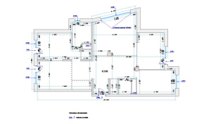 Обмеры помещения. Обмерный план