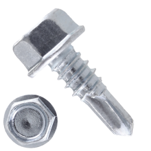 Саморез по металлу оцинкованный без шайбы 4,8х16 мм