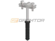 Держатель круглого проводника с дюбелем L-120