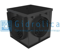 Дождеприемник Gidrolica Point ДП-40.40 - пластиковый