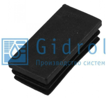 Заглушка торцевая пластиковая для придверных систем грязезащиты