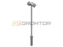 Держатель круглого проводника с дюбелем L-250