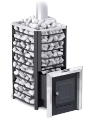 Печь банная Ермак 12 Сетка-Стандарт (чугун 10мм)