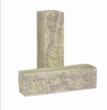  Кирпич облицовочный узкий полнотелый тычковый цвет "Серебристый" 