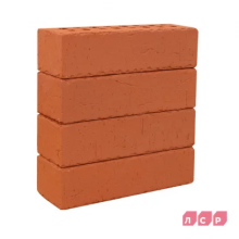 Клинкер фасадный красный "Кембридж", поверхность винтаж