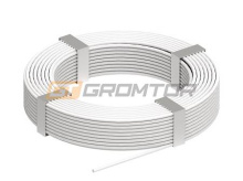 Проводник круглый алюминиевый в белой ПВХ изоляции