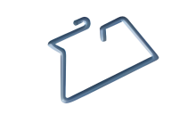 Элемент из стали для ребровой кладки ТИП-3