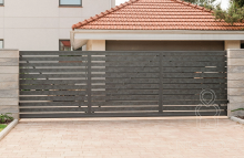 Ворота NORDO® откатные алюминиевые