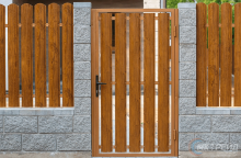 Каркас калитки одностворчатой с четвертью