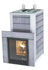Коммерческая печь для бани и сауны ИзиСтим «Ялта 35 K» в камне Талькохлорит
