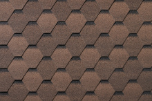 Гибкая черепица «Roofshield Фемили Бейсик Стандарт Коричневый FL-S-54» 