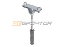 Держатель плоского проводника до 40 мм с дюбелем L-100