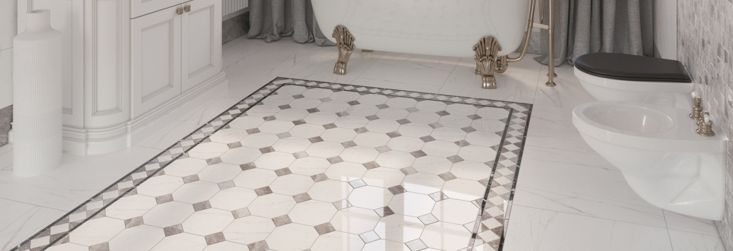 Панно из плитки, мрамора, гидроабразивная резка