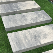 Пошаговая плита вибропрессованная Gard 100*20*8 Арктика