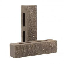 Кирпич облицовочный пустотелый узкий цвет "Графит"