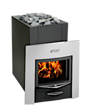 Дровяная печь для бани Harvia 22 Duo Black