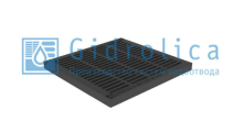 Решетка водоприемная Gidrolica Point РВ-28,5.28,5 - пластиковая, кл. А15