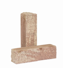 Кирпич облицовочный узкий полнотелый тычковый цвет "Апельсин" 