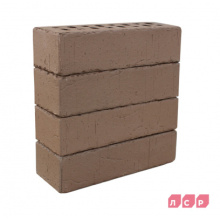 Клинкер фасадный коричневый "Кёльн", поверхность винтаж