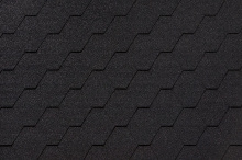 Гибкая черепица «Roofshield Фемили Эко Лайт Стандарт Графитно-черный FL-S-15» 