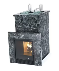 Коммерческая печь для бани и сауны ИзиСтим «Сочи K» в камне Пироксенит