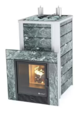 Коммерческая печь для бани и сауны ИзиСтим «Ялта 35 K» в камне Змеевик