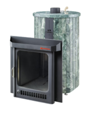 Дровяная печь Feringer Макси в облицовке Змеевик наборный, до 38 куб.м.