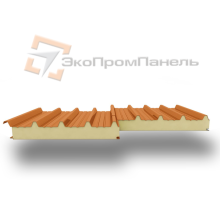 Сэндвич-панель кровельная 100 мм (ПИР/ПУР)