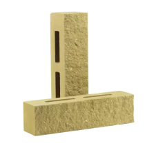 Кирпич облицовочный пустотелый узкий цвет "Песчаник"