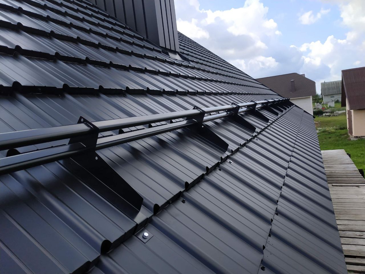 Монтаж модульного покрытия