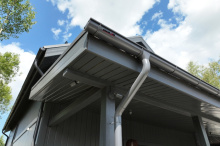 Водосток Optima круглый 125x90