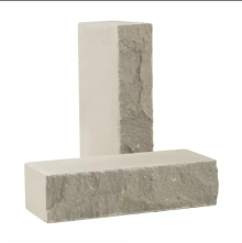 Кирпич облицовочный полнотелый колотый цвет "Сталь"