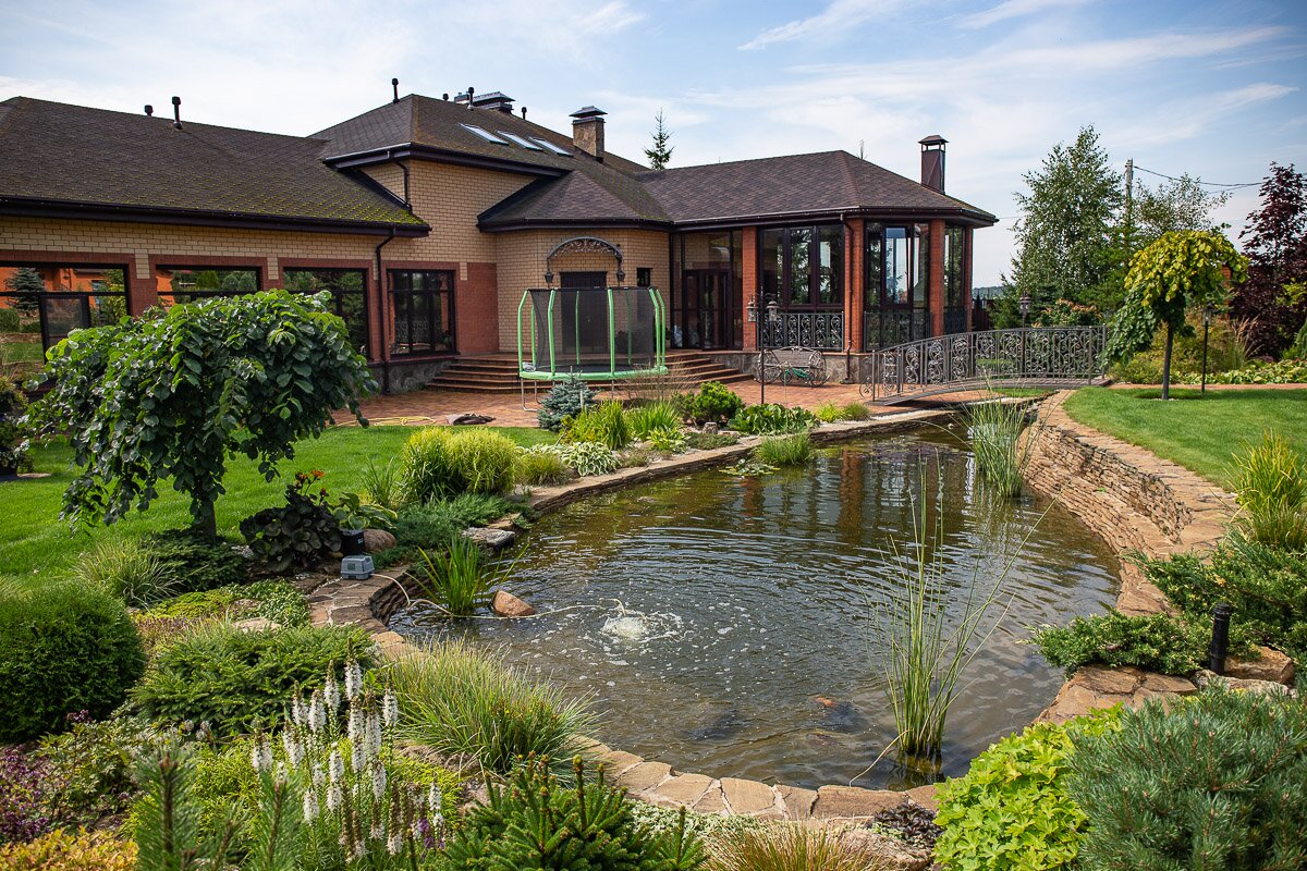 Устройство пруда