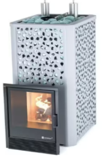 Коммерческая печь для бани и сауны ИзиСтим «Ялта 35 K» в кожухе Березовый лист