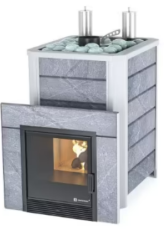 Коммерческая печь для бани и сауны ИзиСтим «Ялта 25 K» в камне Талькохлорит