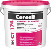 CERESIT CT 174 Силикатно-силиконовая штукатурка «камешковой» фактуры