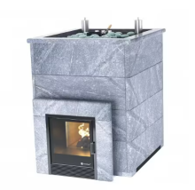 Коммерческая печь для бани и сауны ИзиСтим «Домна 60 К» в камне Талькохлорит