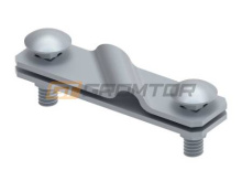 Соединитель диагональный круглого и плоского проводника до 50мм