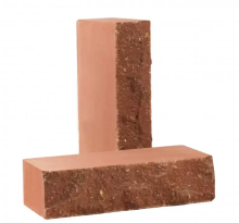 Кирпич облицовочный полнотелый колотый цвет  "Клинкер"