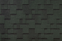 Гибкая черепица «Roofshield Фемили Эко Лайт Модерн Зелёный с оттенением FL-M-51»