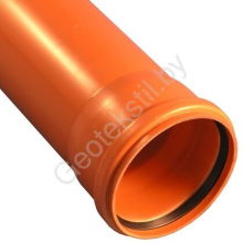 Трубы ПВХ с раструбом 110х3, 2х2000 мм